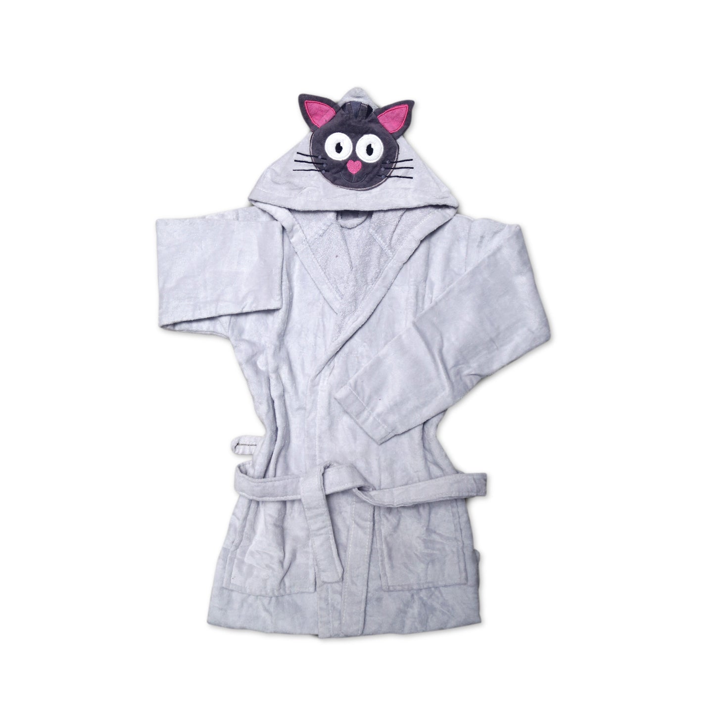 Kids Hooded Bathrobe (Cat)