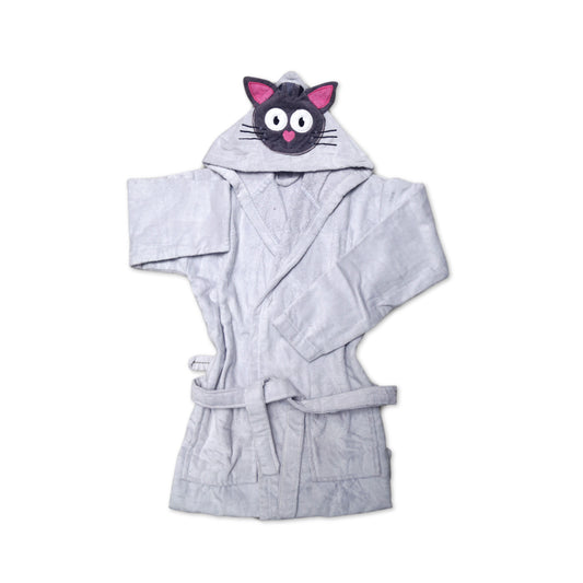 Kids Hooded Bathrobe (Cat)