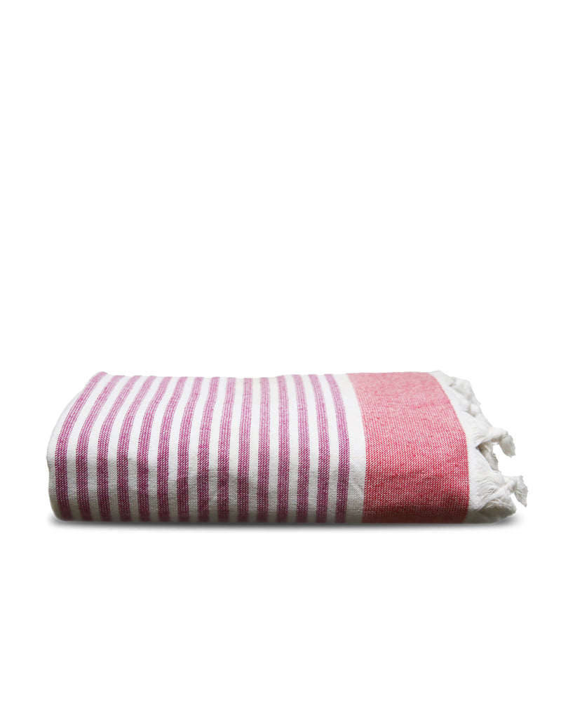 HAMMAM TOWELS Pink Stripes