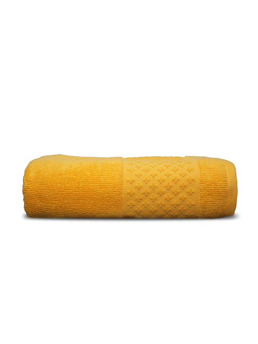Yellow Bath Towel Fancy