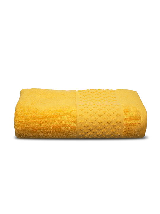 Yellow Bath Towel Fancy