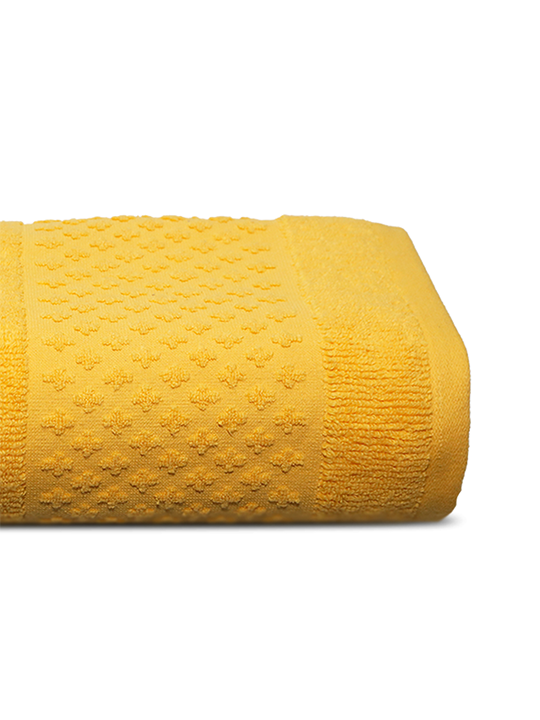 Yellow Bath Towel Fancy