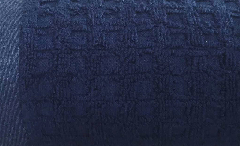 Navy Bath Towel Waffle