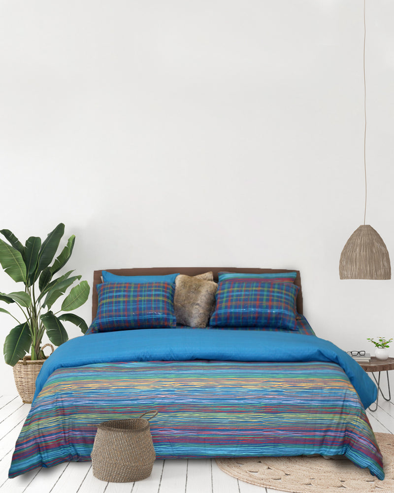 King Quilt Cover Set (Strokes)
