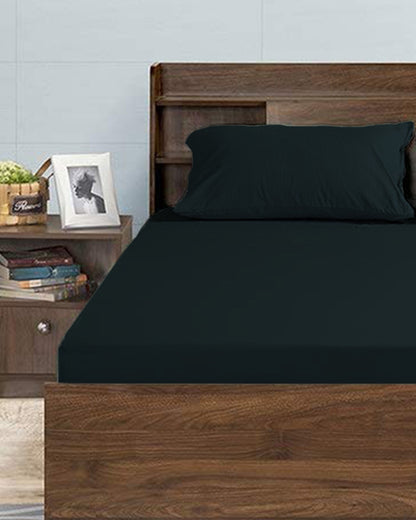 King Flat Sheet Set (Dark Grey)