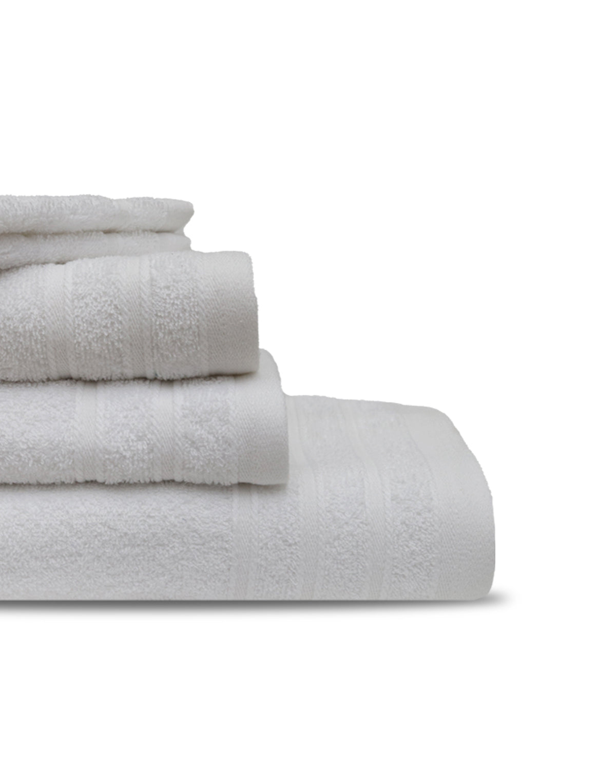 Zero Twist Luxury Towel Set – 5 Pieces (White)
