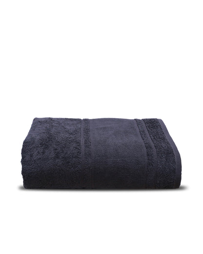 Single Bath Sheet Fancy Charcoal