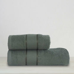 Sage Green Towel Set Fancy  (Pk of 2)