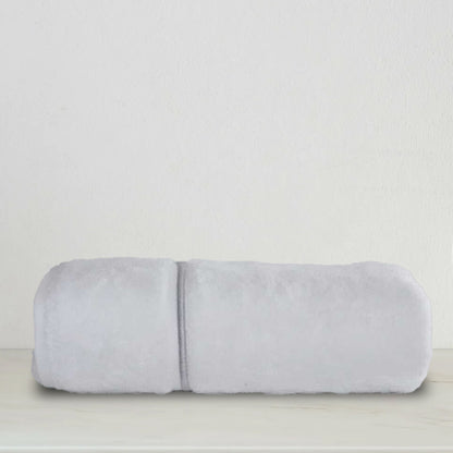 White Bath Towel Zero Twist Emb.