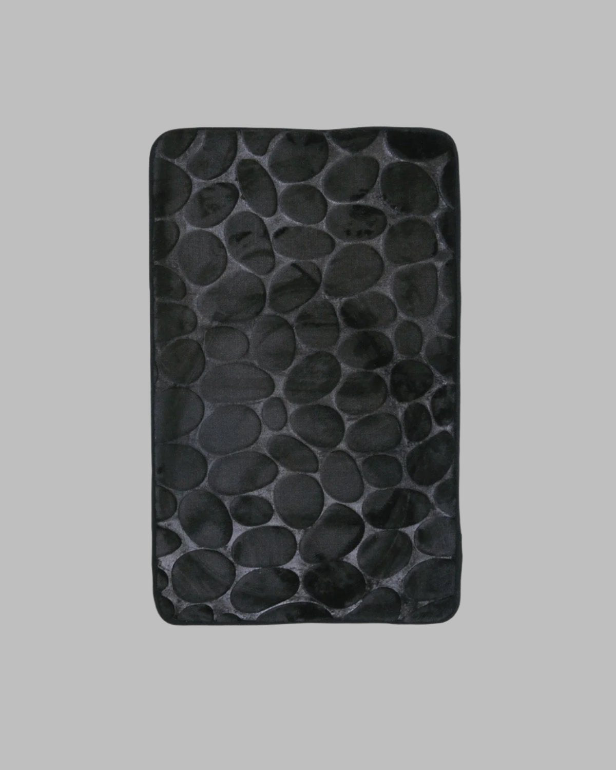 Black Bath Mat Set – 3-Piece