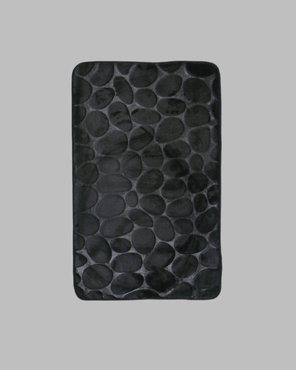 Black Bath Mat Set – 3-Piece