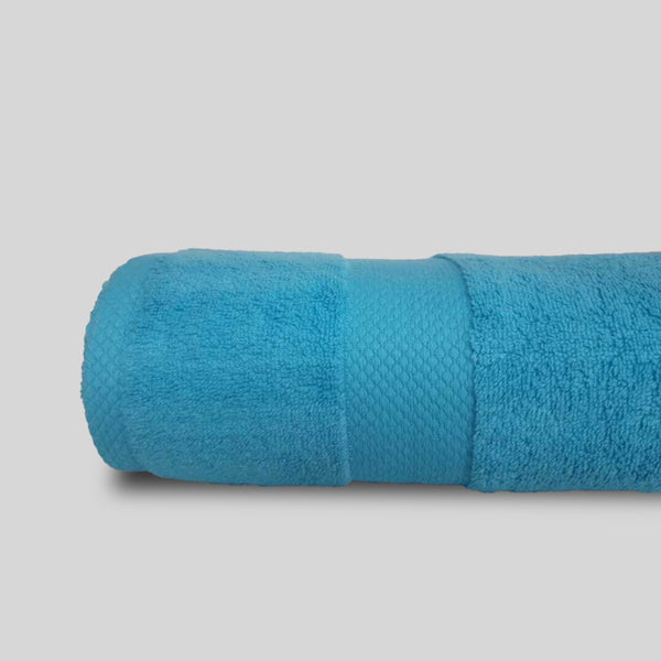 Ocean Blue Bath Towel Zero Twist