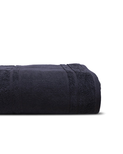 Single Bath Sheet Fancy Charcoal