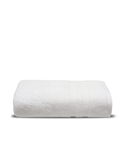 Single Bath Sheet Zero Twist White