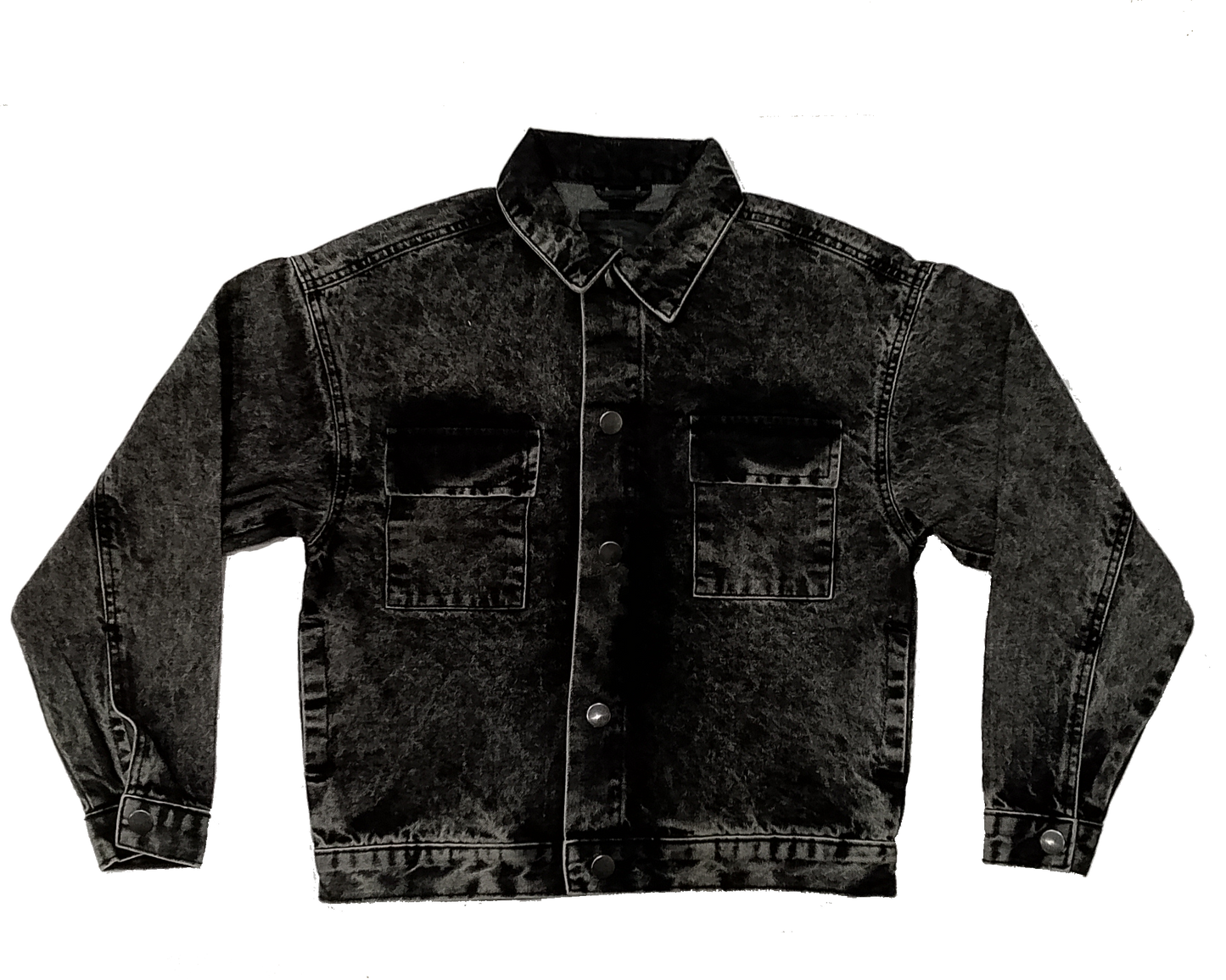 Random Wash Denim Jacket