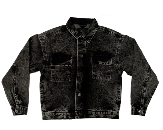 Random Wash Denim Jacket