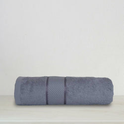 Grey Bath Towel Fancy