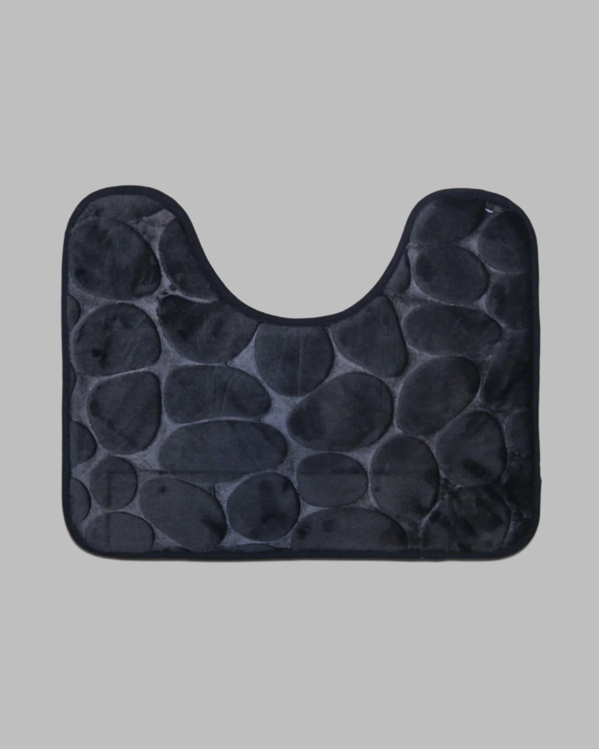 Black Bath Mat Set – 3-Piece