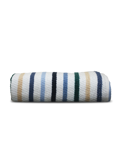 Stripe Navy Bath Towel