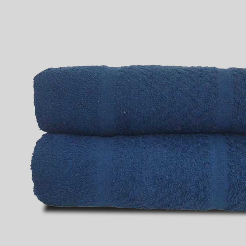 Bath Towel Set Navy (Pk of 2)