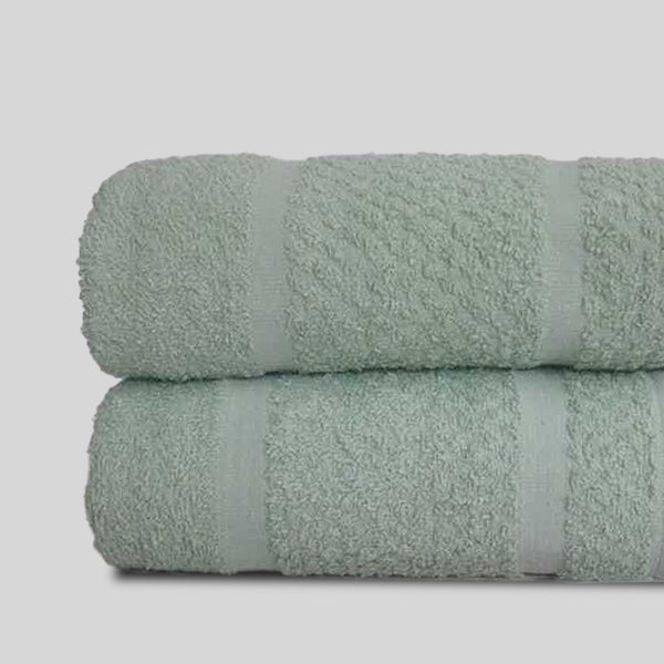 Bath Towel Set Light Green (Pk of 2)