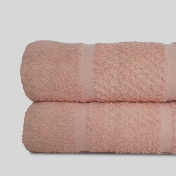 Bath Towel Set Peach (Pk of 2)