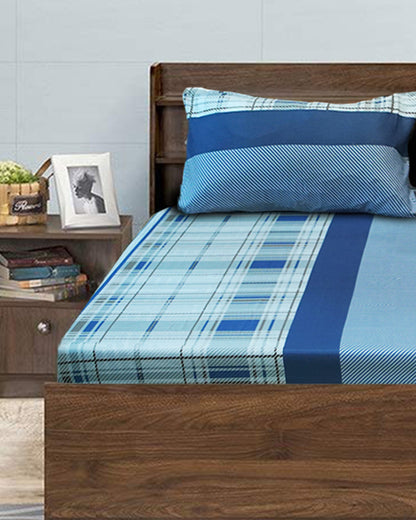 King Flat Sheet Set (Check Plaid)