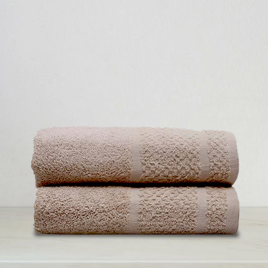 Bath Towel Set Tan (Pk of 2)