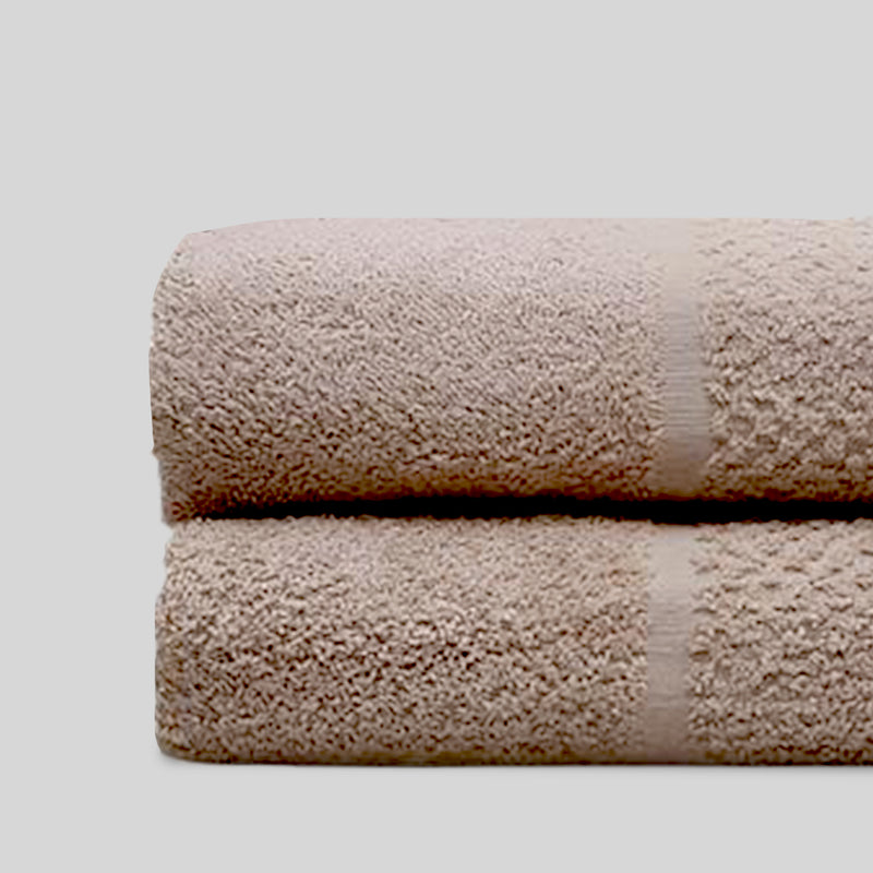 Bath Towel Set Tan (Pk of 2)