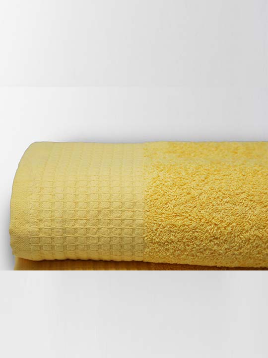 Yellow - 2-Piece Hand Towel Set