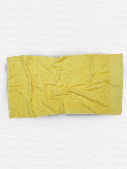 Yellow - 2-Piece Hand Towel Set