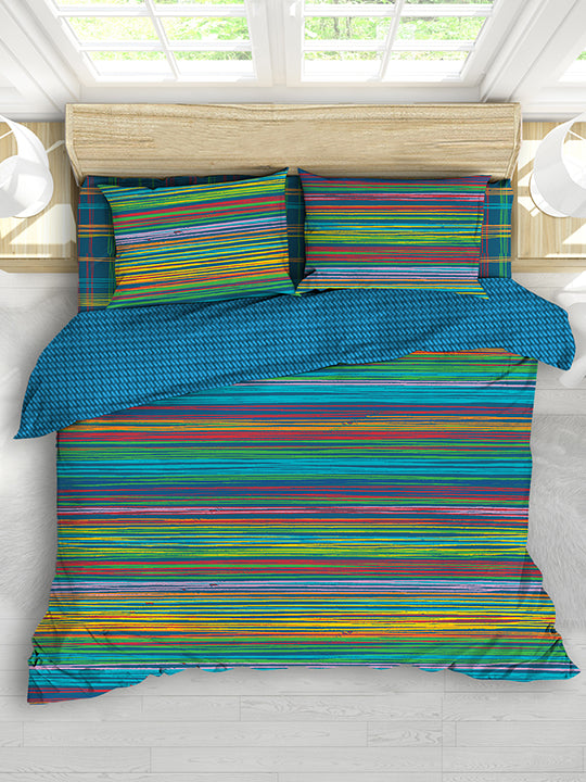King Quilt Cover Set (Strokes)