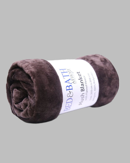 Plush Blanket Charcoal