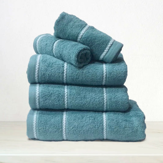Green | 5-Piece Towel Set | TGHB5GR