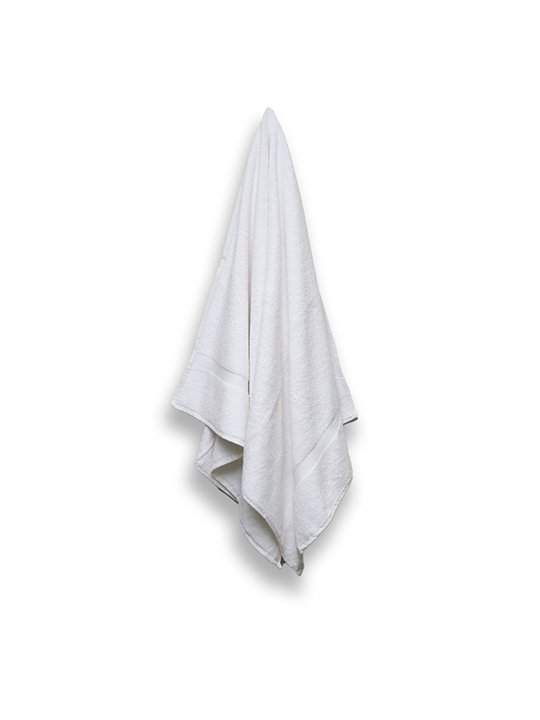 Bath Towel Fancy (White)