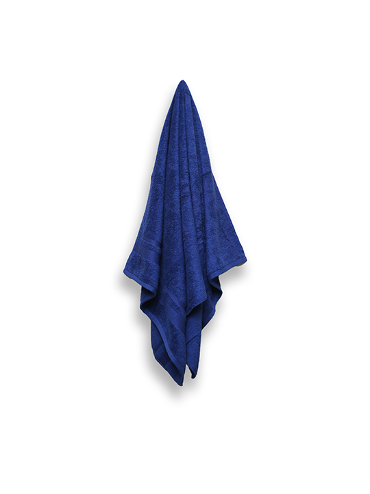 M-Blue Bath Towel Fancy