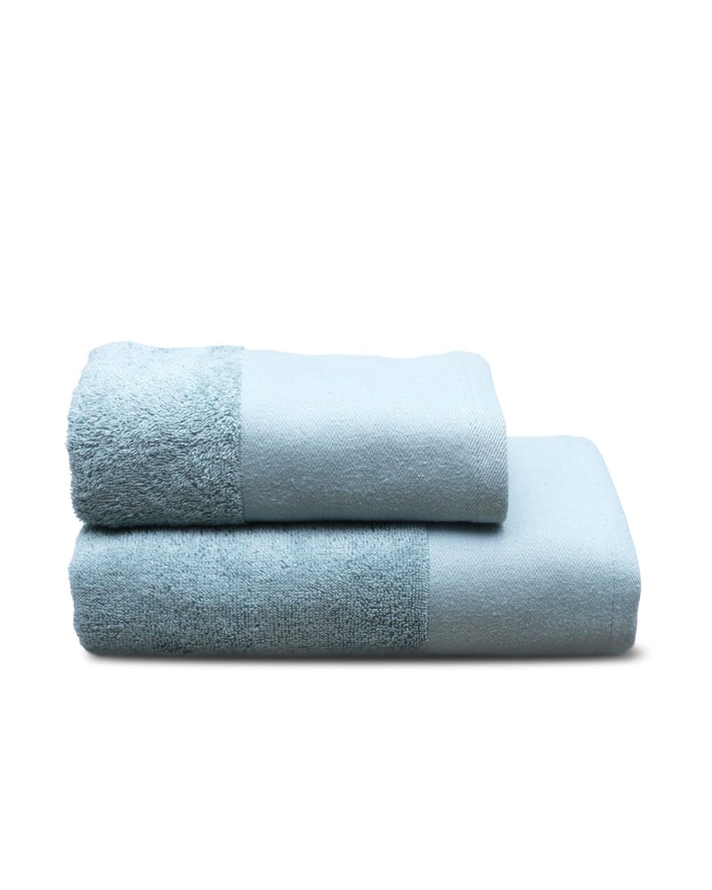 Two Pieces Towel Set (Blue Surf)