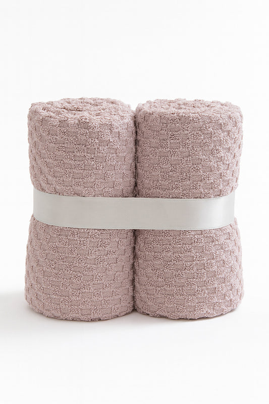 Purple – Turban Towel Set (Pack of 2)