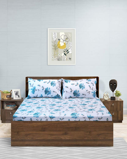 King Flat Sheet Set (Floral)