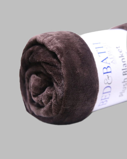 Plush Blanket Charcoal