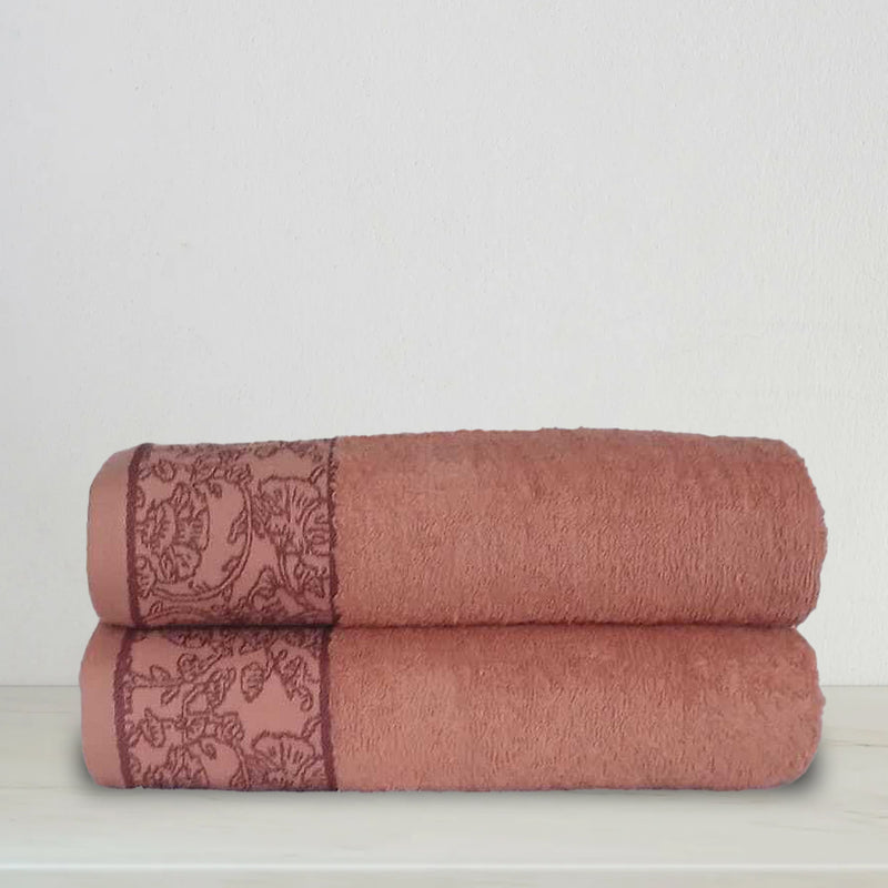 Terracotta Hand Towel Set Fancy (Pk of 2)