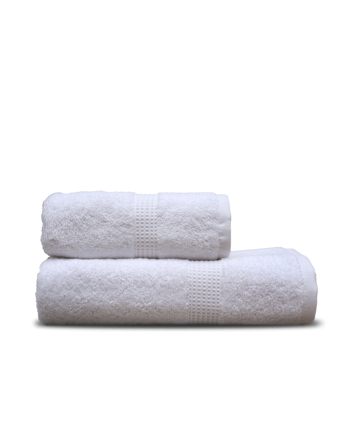 Two Pieces Towel Set (White)