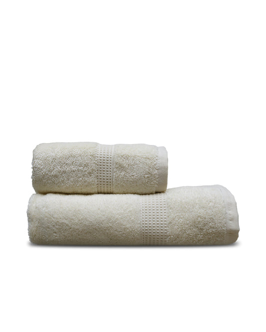 Two Pieces Towel Set (Cream)