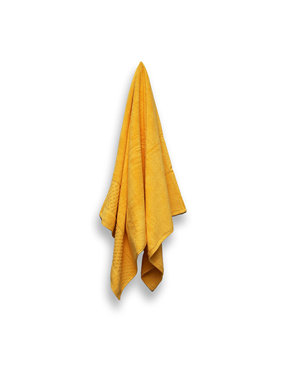 Yellow Bath Towel Fancy
