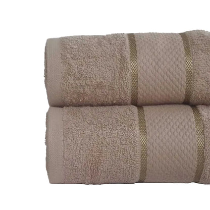 Beige Towel Set Fancy (Pk of 2)