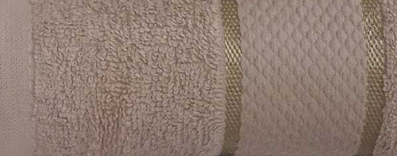Beige Towel Set Fancy (Pk of 2)