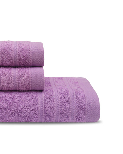 Zero Twist Royal Luxury Towel Set – 5 Pieces (Purple)