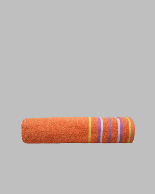 Orange | Stripes | 1 Piece Bath Towel | TB1FOR