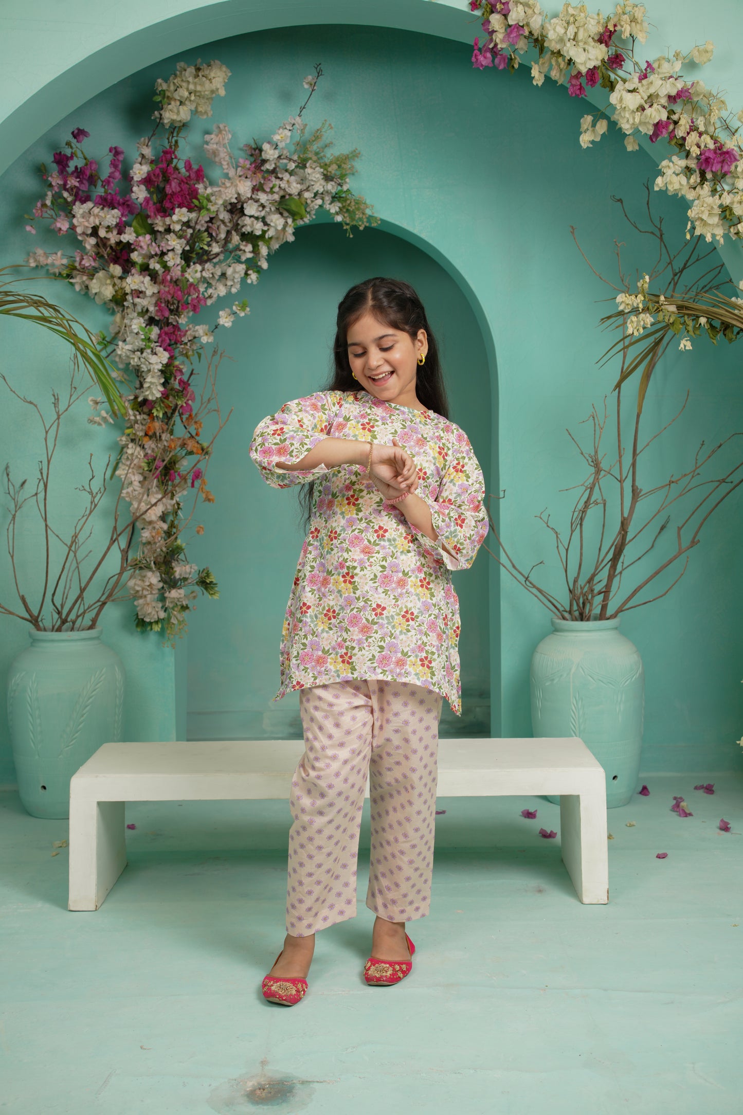 Floriva | HL Lawn Suit 2 Pieces Stitched | Kids