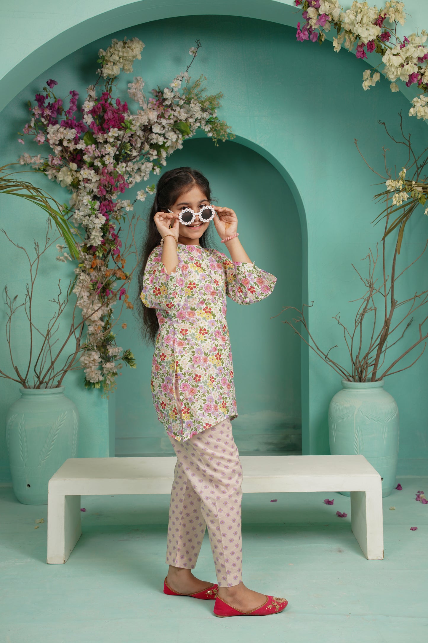 Floriva | HL Lawn Suit 2 Pieces Stitched | Kids